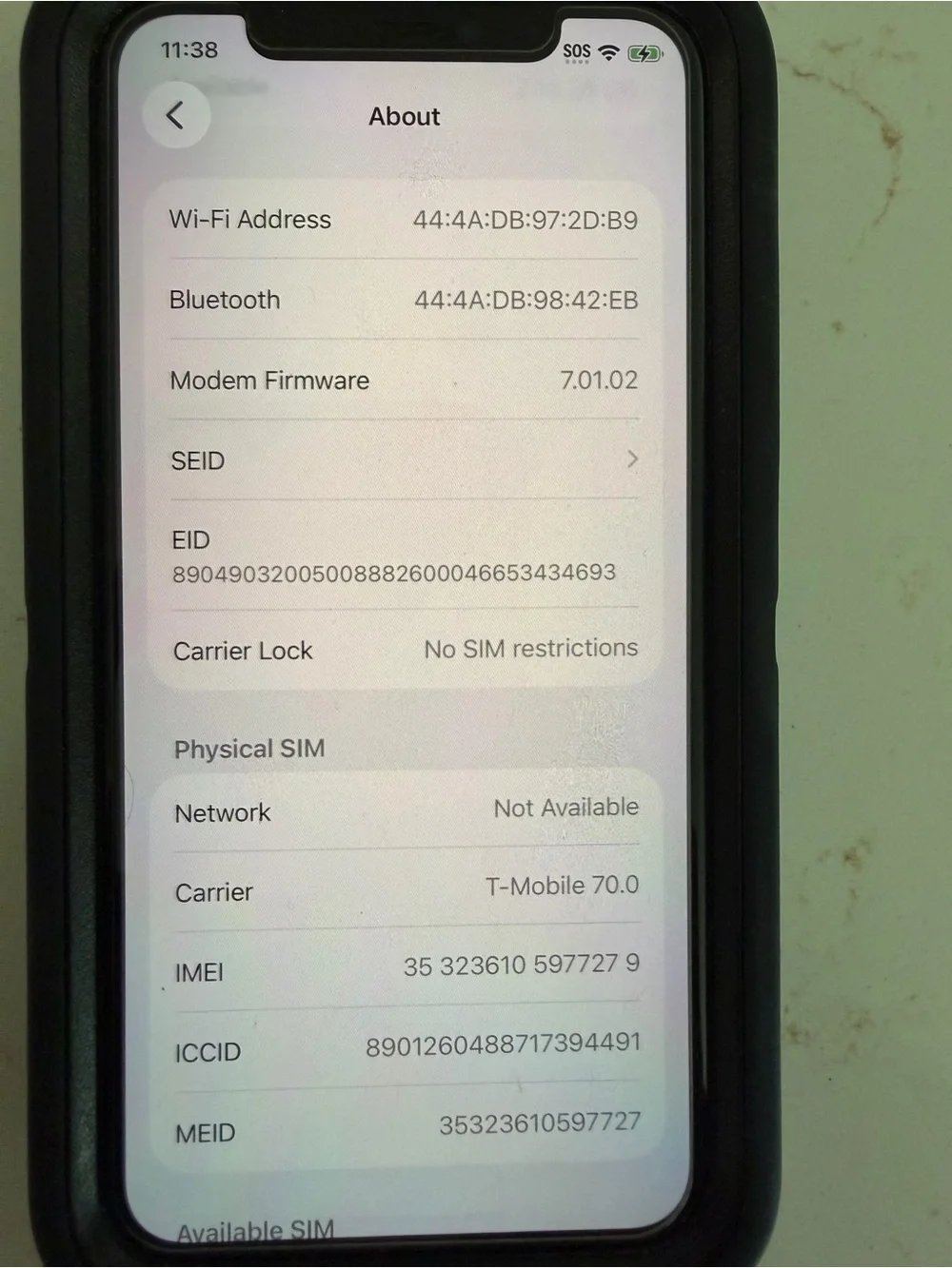 Apple iPhone 11 Pro – 256GB Unlocked – Excellent Condition